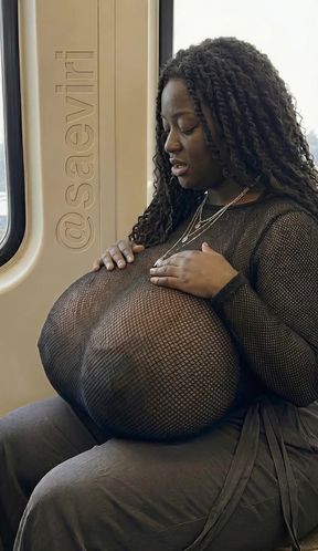 Ebony Public Ai generated Big tits Amateur