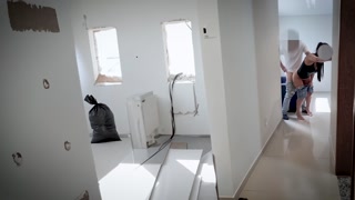 Housewife with architect. Husband working away.