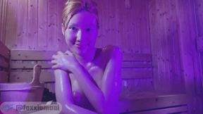 Foxxie Muai's Steamy Sauna Tease - Just Me, the Heat &amp; You