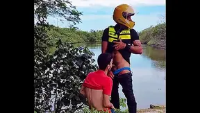 Ride Gets Hotter: Biker Takes Control, Plowing Passenger Hard – 18+