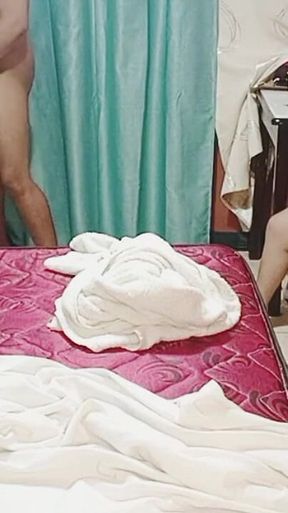 My Mature Stepmom in Front of My Girlfriend and Stepsister