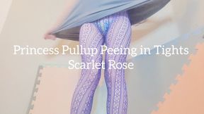 Princess Pullup Pee in Tights