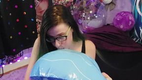 Playing with my rainbow beach ball