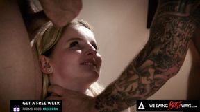 WE SWING BOTH WAYS - Innocent Teen Eliza Eves Gives It Up To Her Bisexual Neighbors