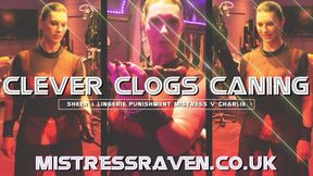 1125 Clever Clogs Caning Impact Domination