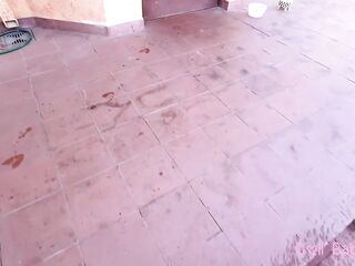 My stepsister ended up all juicy for not cleaning the garden