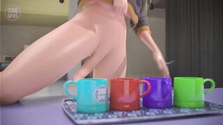 3DGSPOT - Ample Bosoms Hermaphroditism Plumbs Her Muff With A Lil' Hermaphroditism! THREE DIMENSIONAL TOON PORNOGRAPHY!