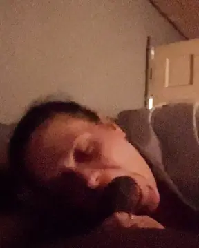 Mature mom gives best blowjob with big mouth