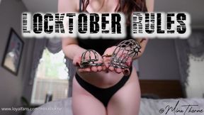 Locktober Rules