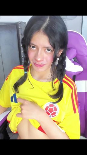 Colombian soccer fan