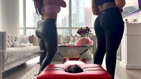 Breath play training👯‍♀️ Locked & mummified🔐