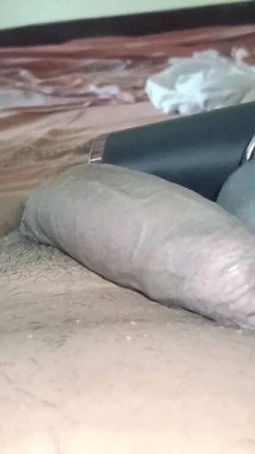 Solo masterbating with BDSM toy   Clip 1