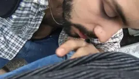 Latin Leche: Erotic having fun with big dick stud in public