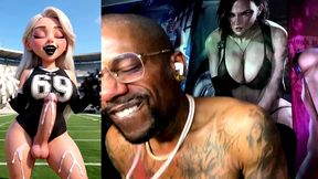 transgender princess zelda wants us to blow on her hard ocarina, transgender girl is ass fucking herself while busting nuts in the gym, cheerleader cumming for her nfl team 69, ai generated