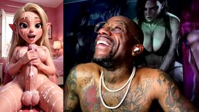 transgender princess zelda wants us to blow on her hard ocarina, transgender girl is ass fucking herself while busting nuts in the gym, cheerleader cumming for her nfl team 69, ai generated