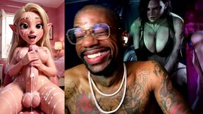 transgender princess zelda wants us to blow on her hard ocarina, transgender girl is ass fucking herself while busting nuts in the gym, cheerleader cumming for her nfl team 69, ai generated