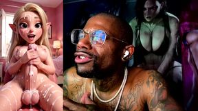 transgender princess zelda wants us to blow on her hard ocarina, transgender girl is ass fucking herself while busting nuts in the gym, cheerleader cumming for her nfl team 69, ai generated