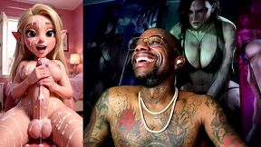 transgender princess zelda wants us to blow on her hard ocarina, transgender girl is ass fucking herself while busting nuts in the gym, cheerleader cumming for her nfl team 69, ai generated