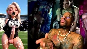 transgender princess zelda wants us to blow on her hard ocarina, transgender girl is ass fucking herself while busting nuts in the gym, cheerleader cumming for her nfl team 69, ai generated