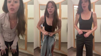 Spacious dressing room full of naughty fun