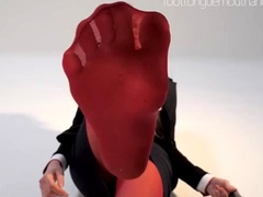 Foot Tongue Mouth And Vore Flight Attendant Deals With