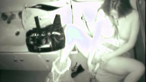 ”Naughty public bitch goes solo in the toilet”