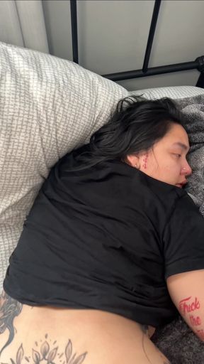 Thick ass Asian baddie nikkila love gets dicked down by bbc