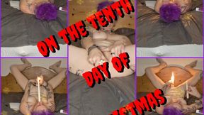 A pussy full of candles