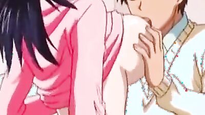 Watch this anime couple go wild in hot sex session!