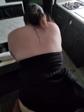 Bend Me Over and Fuck Me her underwear says!