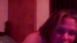 Chubby Milf Fucking Dildo in Bed