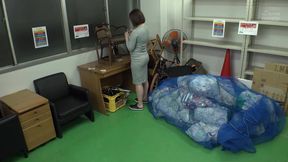Hot milf&#039;s massive tits peek through her tight top, horny 28yo Japanese teacher letting it all hang out, amateurs only
