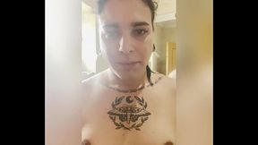 Update #145 (September 10, 2022) Doing the skincare after the shower ️