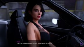 Hot Bunny Tracer Sizzles With Uncensored ThighJob & Blowjob at Night Club for Cumshot