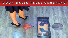 Crushing Your Cock & Balls Until They Pop Under My Plexi & Steel Heeled Platforms (247) - Sky Cam - Extreme Trample Trampling Crush Foot Shoe Heel CBT