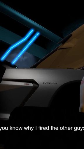 Key moment from &quot;Rebecca Gets a Surprise Dick While Repairing a Car - Cyberpunk Edgerunners&quot;