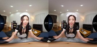 Lustful asian maid VR breathtaking porn movie