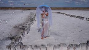 White Silence on Salt Lake Elton