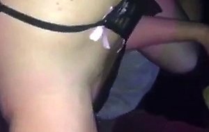 Bubble Butt Sissy teasing and sucking dick