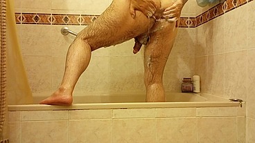 I jerk off and show you my ass while I shower.