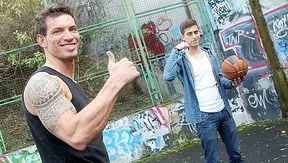 Hardcourt Heat: Hot Jocks Barebacking Under Open Sky – GayBarebacks 18+