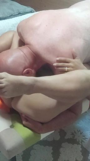 Stunning moment from "COMPLETE 4K MOVIE DELICIOUS HOT PIE WITH ADAMANDEVE AND LUPO"