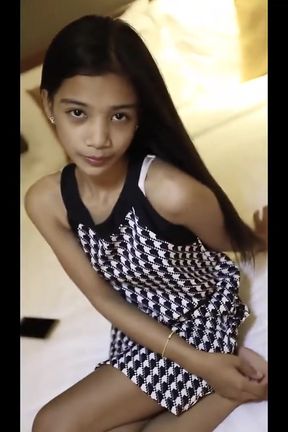 Johntronx - Skinny Thai Babe Moves Her Panties to the Side and Gets Banged Hard