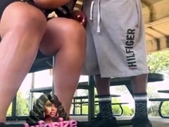 Kendoll Risky Milking In Public