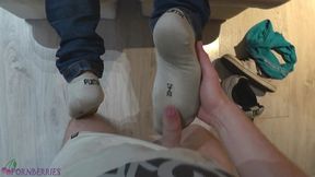 pov teen skate footjob