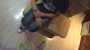 pov teen skate footjob