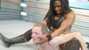 SQUASHED and HUMILIATED by a BLACK WOMAN - Afrika vs Matt