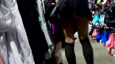 SecretCrush - Candid Public Pantyless Upskirts And Change Room Anal Fucking