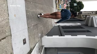 Amber Sky's Public Exposure In San Francisco Pt1
