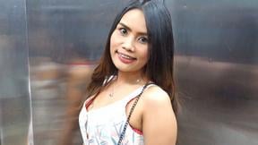 Cute Thai amateur teen amazing POV sex after being picked up